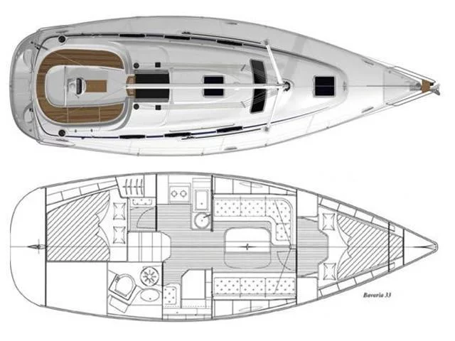 Bavaria 33 Cruiser (CATHERINE) Plan image - 1