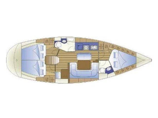 Bavaria 41 Cruiser (Erato) Plan image - 3