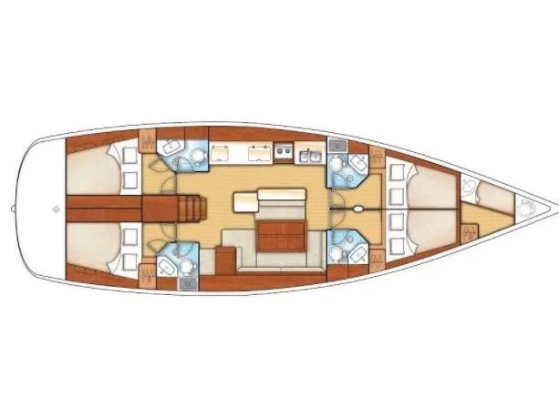 Bavaria 40 Cruiser (Leandros D) Plan image - 1