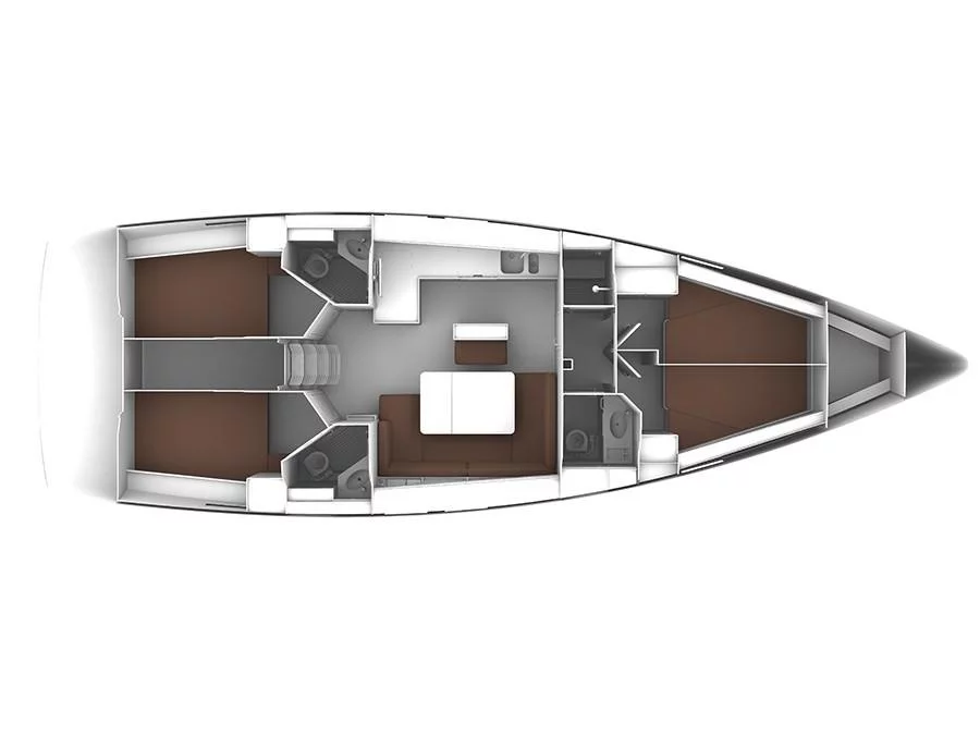 Bavaria Cruiser 46 (S/Y Amaryllis) Plan image - 4