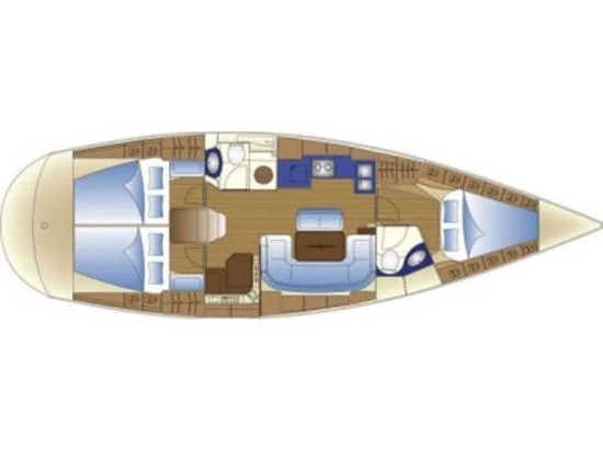 Bavaria 43 Cruiser (S/Y Constantina) Plan image - 4