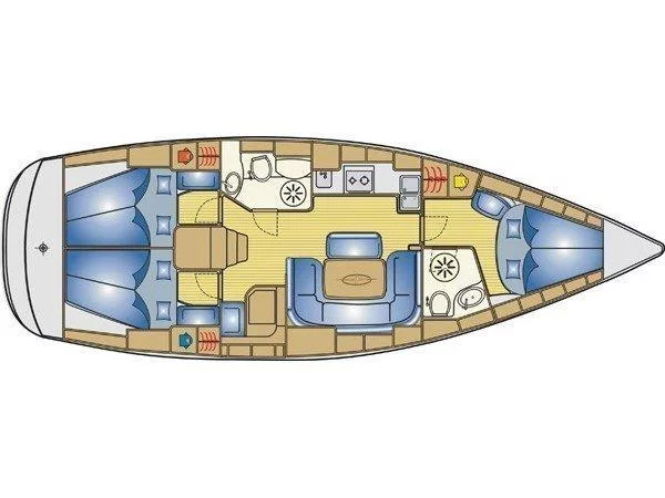 Bavaria 39 Cruiser (S/Y Evi) Plan image - 2