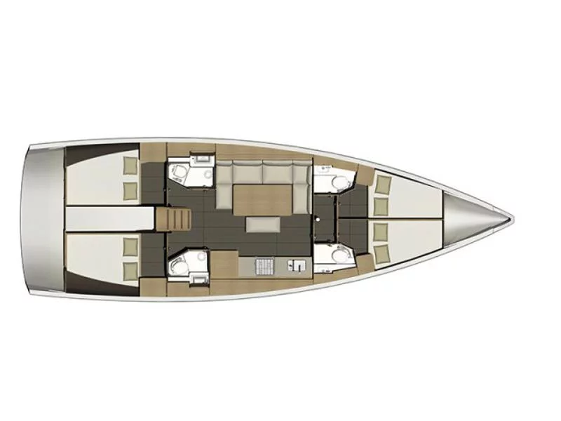 Dufour 460 Grand Large (SULACO) Plan image - 11