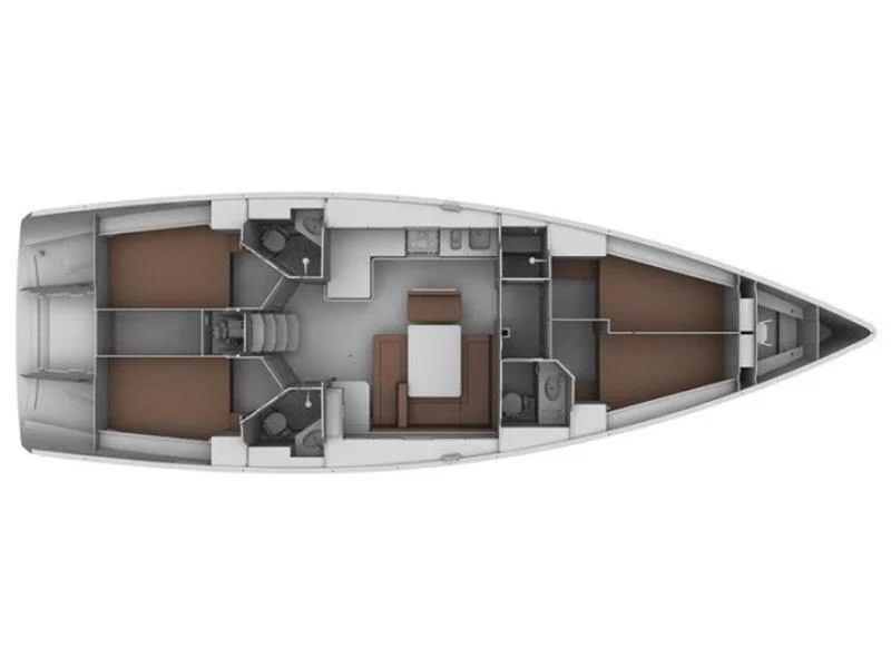Bavaria 45 Cruiser (Kristina of Sweden) Plan image - 20