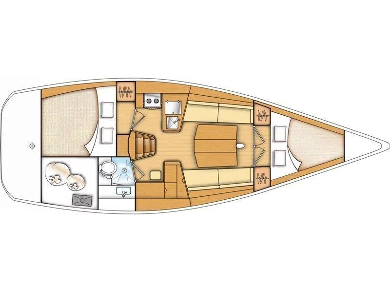 Beneteau First 35 (PSYCHE) Plan image - 4
