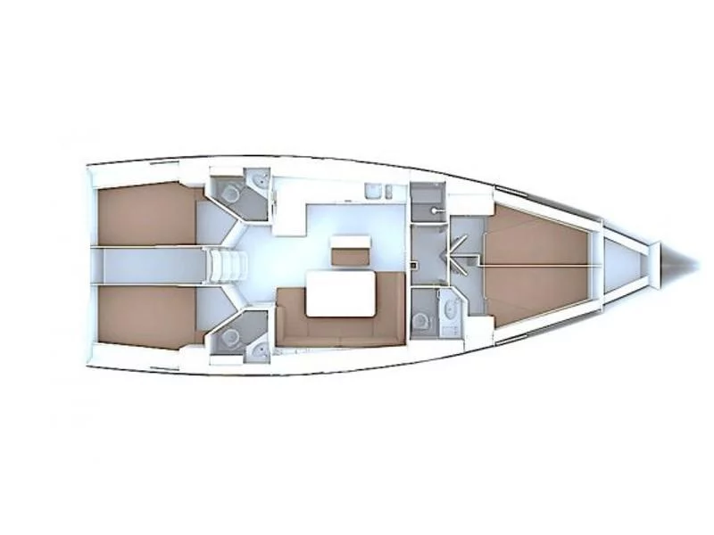 Bavaria Cruiser 46 (Eurydika) Plan image - 6