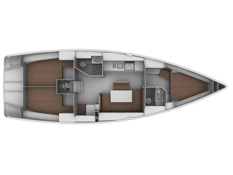Bavaria Cruiser 40 (Santiano) Plan image - 0