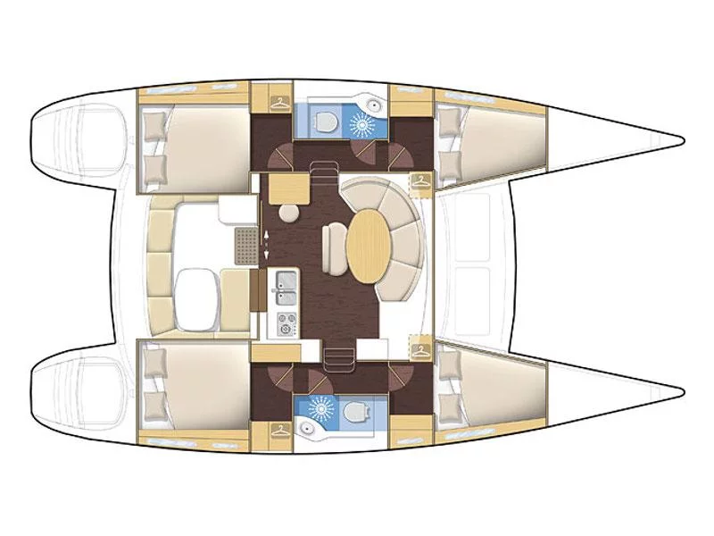 Lagoon 380 (LAURA with Watermaker) Plan image - 13