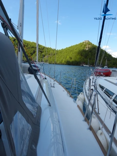 Sun Odyssey 439 (Dorothy May) Starboard deck - 3