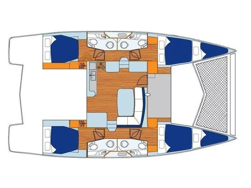 Leopard 44 () Plan image - 3
