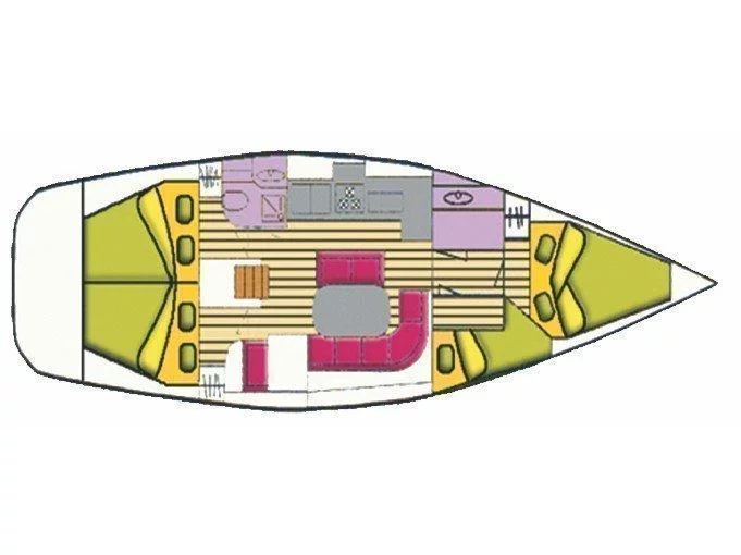 Oceanis Clipper 411 (Canopus) Plan image - 9