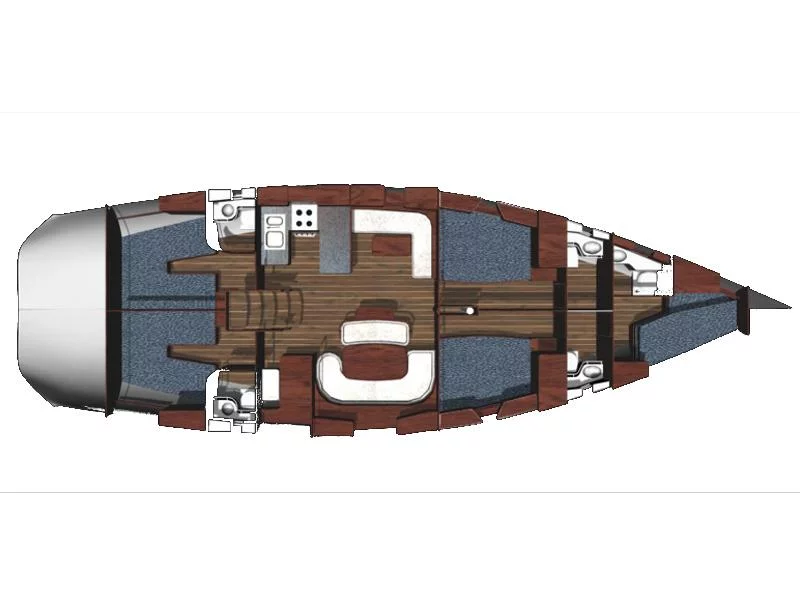 Ocean Star 56.1 - 5 cabins (Alexandros (58.4)) Plan image - 6