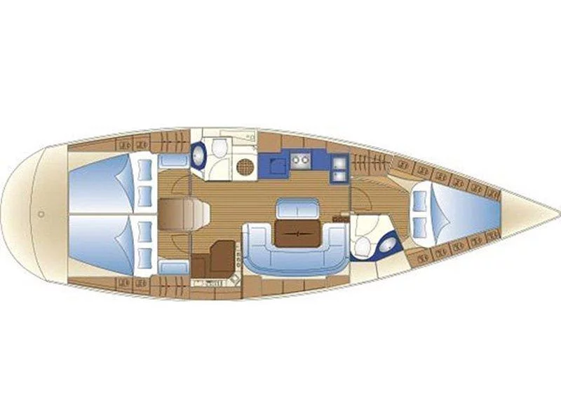 Bavaria 42 Cruiser (Poseidon) Plan image - 1
