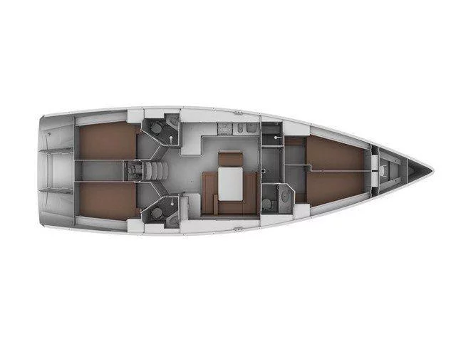 Bavaria Cruiser 45 (Eclipse) Plan image - 3