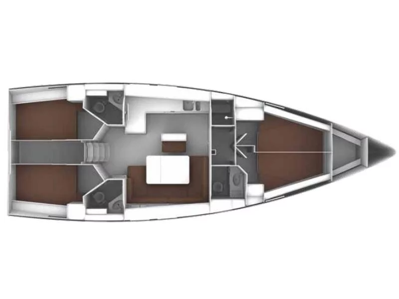 Bavaria Cruiser 46 Style (IO) Plan image - 3