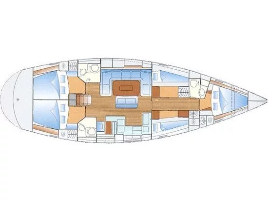 Bavaria 50 Cruiser (S/Y Maria) Plan image - 4