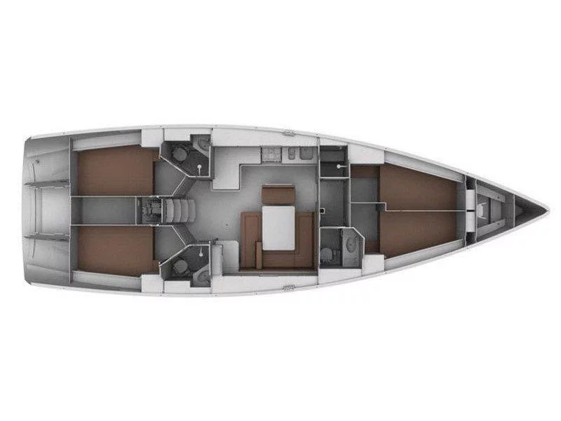 Bavaria 45 Cruiser (Priamos) Plan image - 1