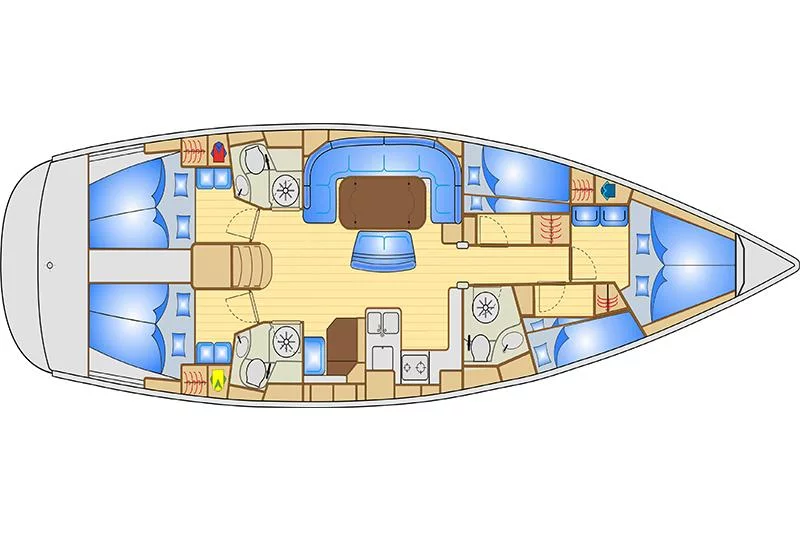 Bavaria 50 Cruiser (Giradora) Plan image - 1