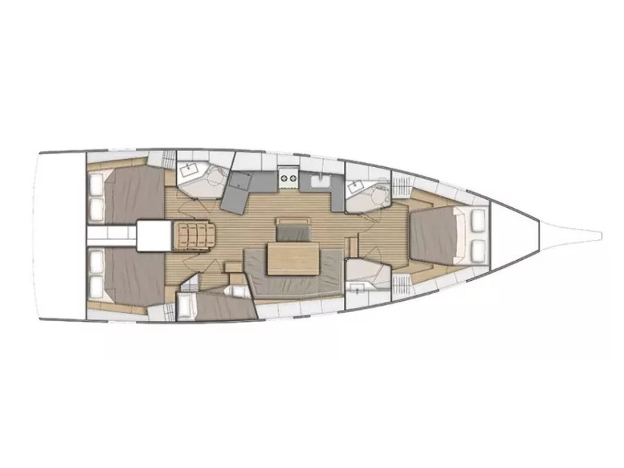 Oceanis 46.1 (bunk cab) (Persefone - Comfort line) Plan image - 5