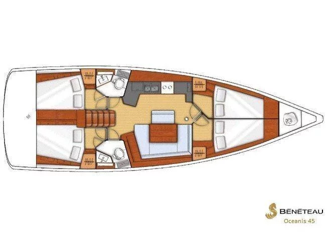 Oceanis 45 (Aida) Plan image - 2