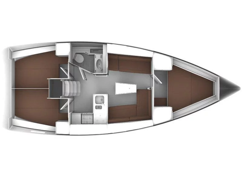 Bavaria Cruiser 37 (PITUFO) Plan image - 1