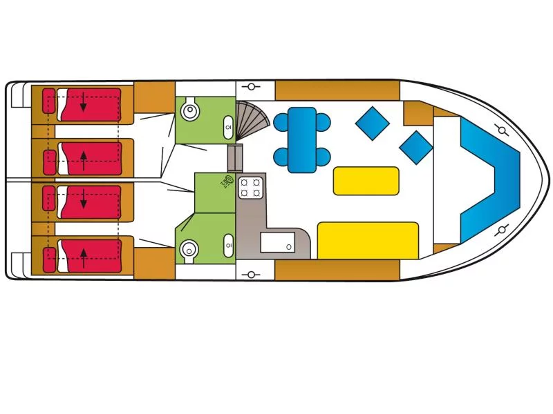 Safari Houseboat 1050 D (Sunshine) Plan image - 8