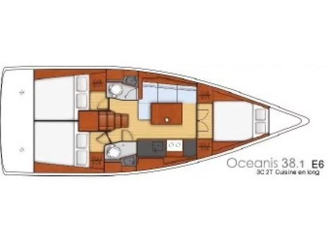 Oceanis 38.1 (Citrea) Plan image - 18