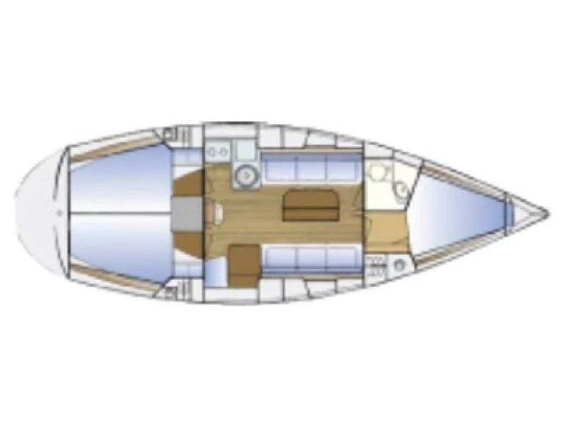 Bavaria Cruiser 34-3 (Elf) Plan image - 2