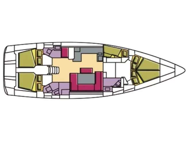 Bavaria Cruiser 51 (Shiba (WM, Inverter)) Plan image - 2