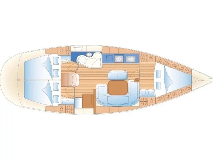 Bavaria 38 Cruiser (Meander) Plan image - 1