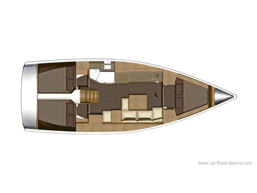 Dufour 382 Grand Large (Scirocco) Plan image - 1