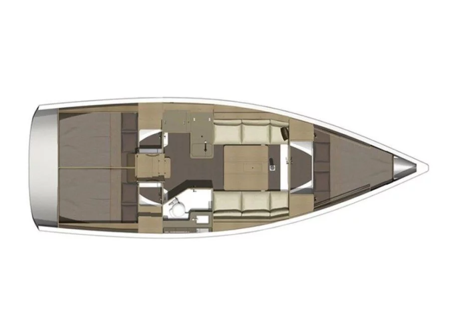 Dufour 350 Grand Large (Alcyone) Plan image - 1