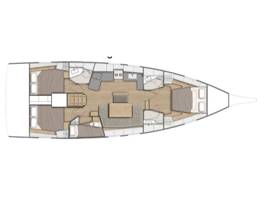 Oceanis 46.1 (4cabs-2heads) (Electra (Inverter)) Plan image - 9