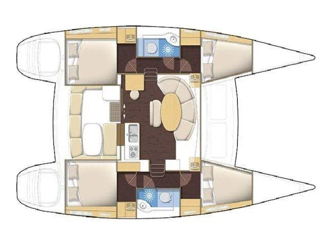 Lagoon 380 (Why not) Plan image - 1