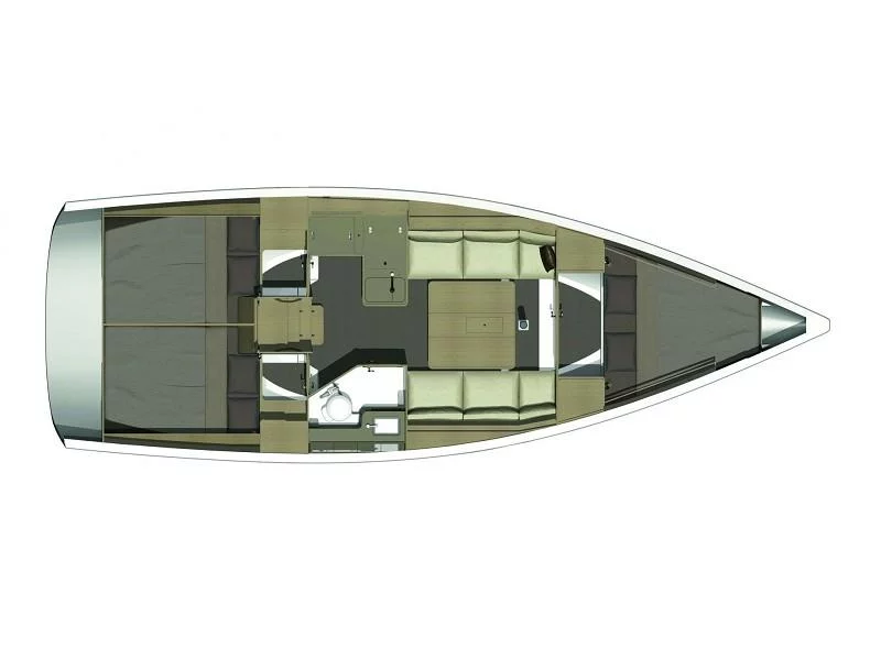 Dufour 350 Grand Large (IDA (new sails 2023.)) Plan image - 15