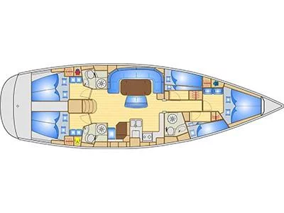 Bavaria 50 Cruiser (Efkrasia) Plan image - 16