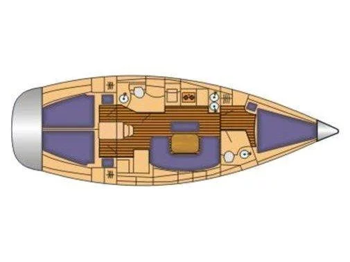 Bavaria 46 Cruiser (Sara) Plan image - 1