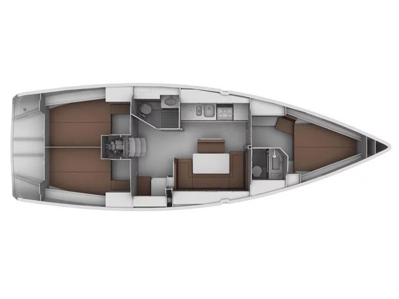 Bavaria 40 Cruiser (Astros) Plan image - 1