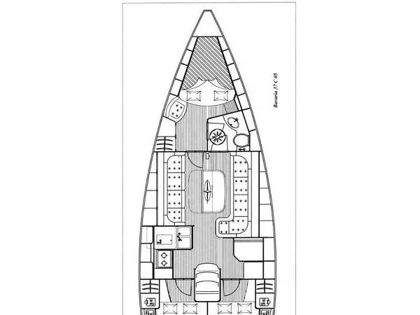 Bavaria 37 Cruiser (Mazzel) Plan image - 2