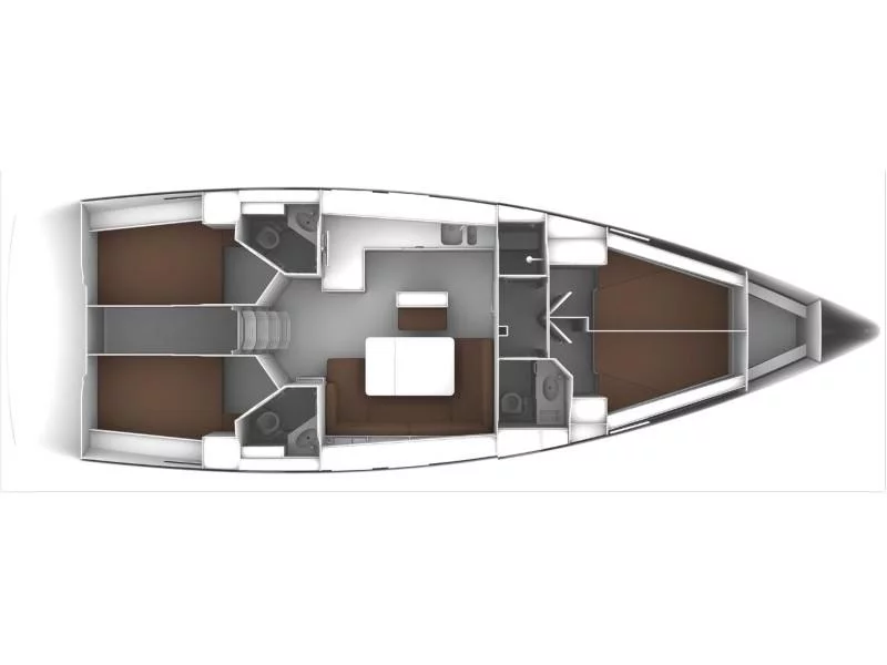 Bavaria Cruiser 46 (Neptun) Plan image - 2