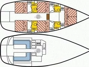 Dufour Atoll 6 (The Big One Two) Plan image - 8
