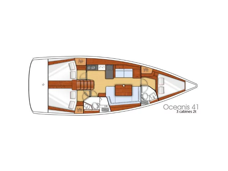 Oceanis 41 (Bolero (Refit 2020)) Plan image - 12