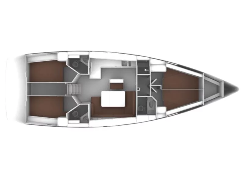 Bavaria Cruiser 46 (Ariadni) Plan image - 3