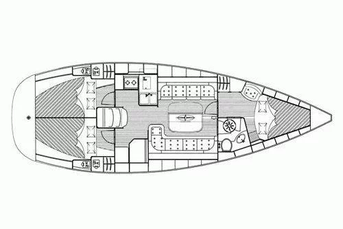 Bavaria 37 Cruiser (Morski zekan  ) Plan image - 1