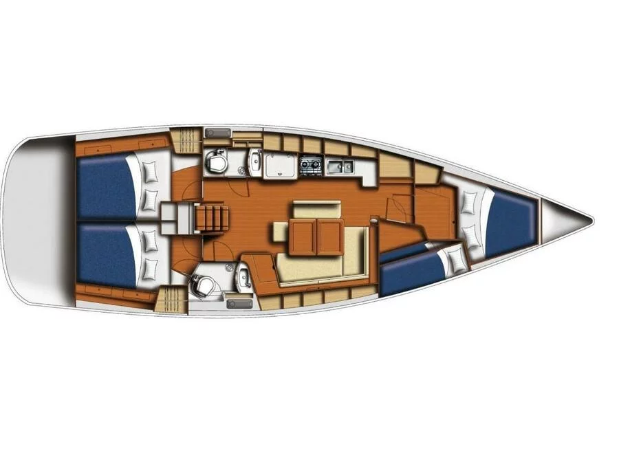 Oceanis 43 (Beneteau Liberty) Plan image - 11