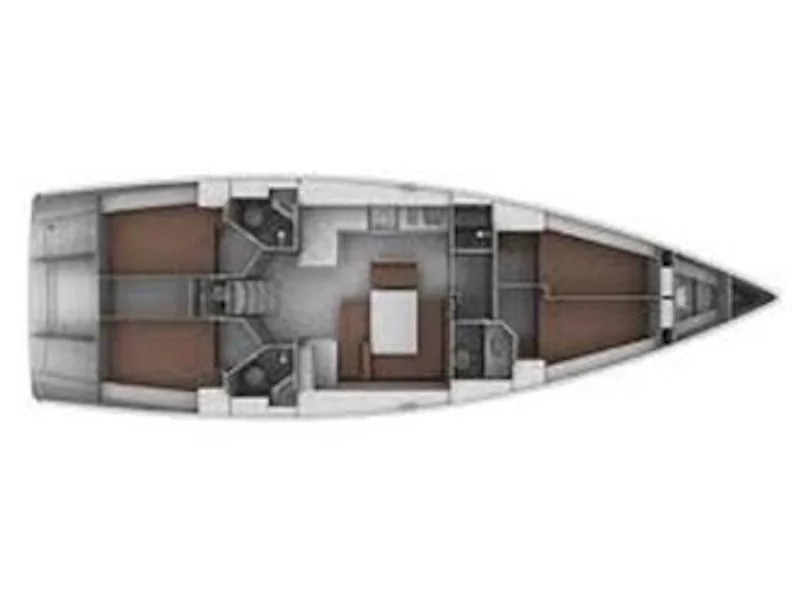 Bavaria 45 Cruiser (Saffron) Plan image - 2