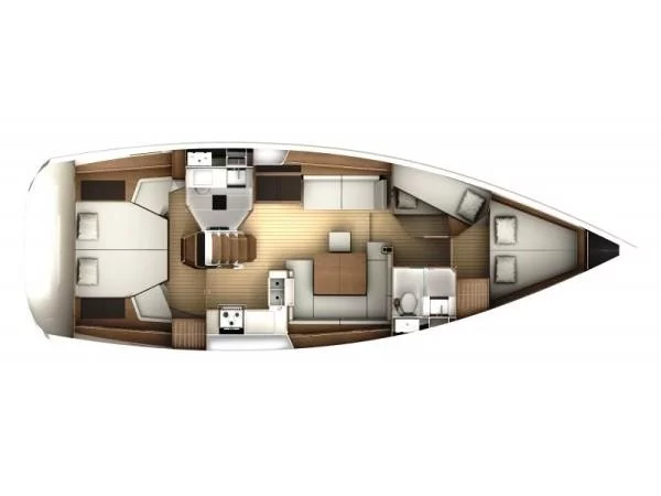 Sun Odyssey 44DS (Beverly Isabella) Plan image - 4