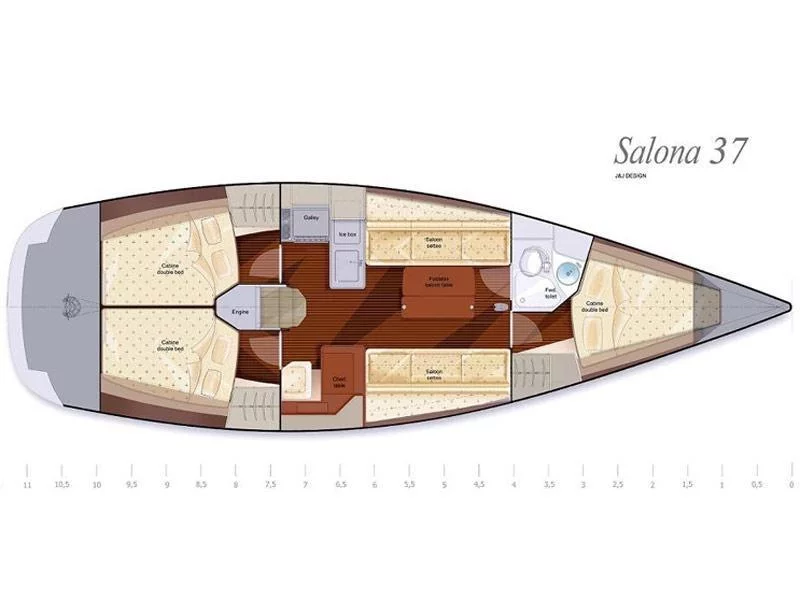 Salona 37 (Four Play) Plan image - 5
