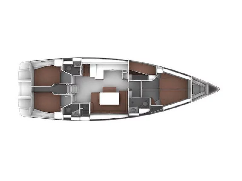Bavaria  Cruiser 51 (Mediterranea) Plan image - 4