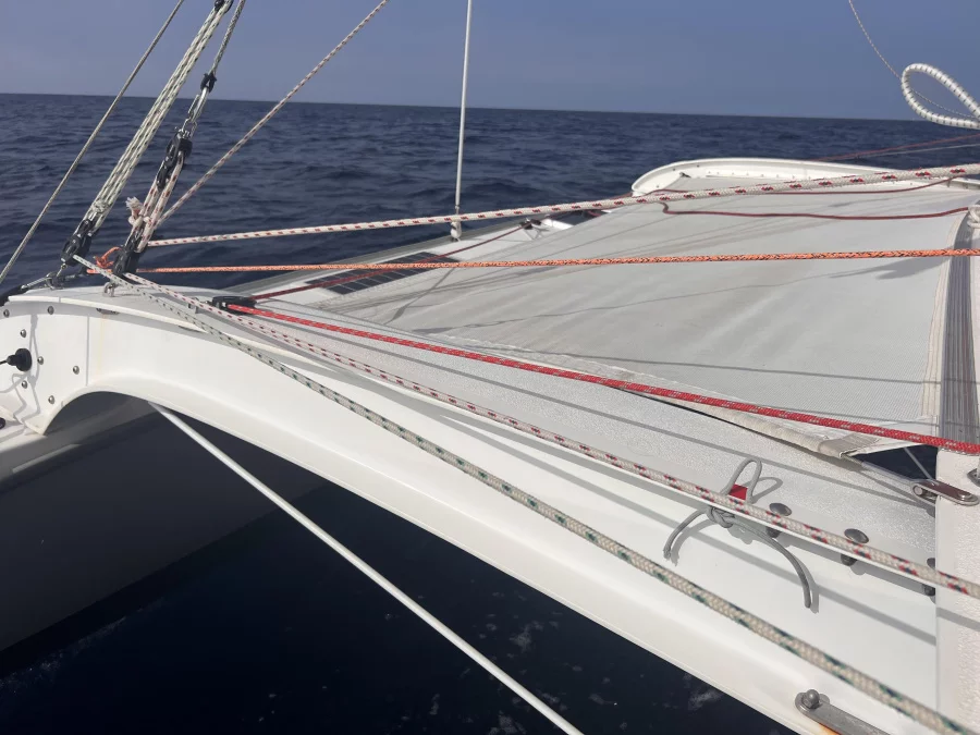 Dragonfly 28 Sport (Don Cangrejo) Sailing - Ropes on the wing - 9